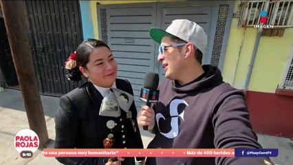 Ana, la violinista mariachi, recibe nuevo violín tras perderlo en lluvias | DPC con Paola Rojas