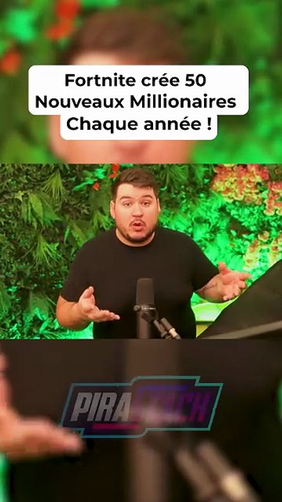 Fortnite crée 50 Nouveaux Millionaires Chaque année !Certain créateurs sont devenus millionnaires, voici comment Fortnite continu de révolutionner le monde du jeux vidéo.