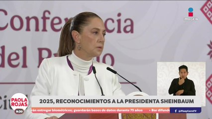 Claudia Sheinbaum, reconocida en México y el mundo en 2025 | DPC con Paola Rojas
