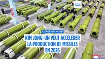 Corée du Nord : Kim Jong-un veut accélérer la production de missiles en 2026