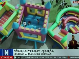 Niños y niñas de Caracas beneficiados con fiesta infantil y entrega de juguetes