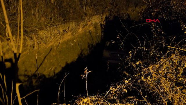 Tokat’ta otomobil kanala uçtu: 1 Yaralı