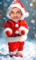 Mr Bean si traveste da Babbo Natale