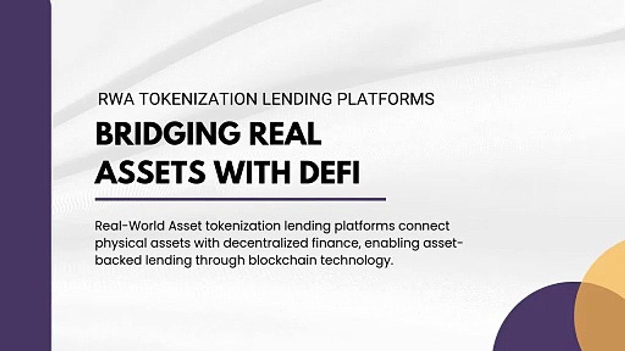 RWA Tokenization Lending Platforms Bridging Real Assets with DeFi