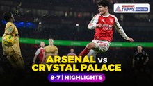 Arsenal vs Crystal Palace Highlights: Gunners Win Penalty Thriller to Reach Semis