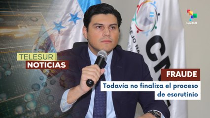 Consejero del CNE de Honduras presentó denuncia respecto al fraude electoral