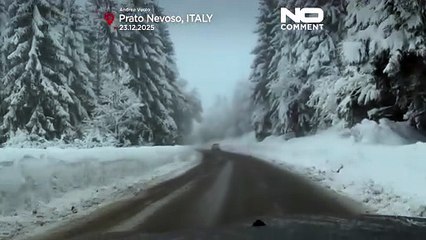 Record snowfall blankets Italy’s Prato Nevoso ski resort ahead of holidays