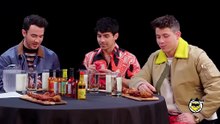 Jonas Brothers Burn Up 🌶️🔥 | Spicy Wings Challenge on Hot Ones