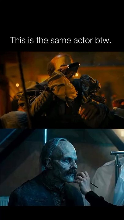 The makeup artists too 👏Bill Skarsgård is one of those actors whose range only really hits you when you see two roles side by side. As Pennywise, he’s loud, twitchy, theatrical, constantly demanding attention