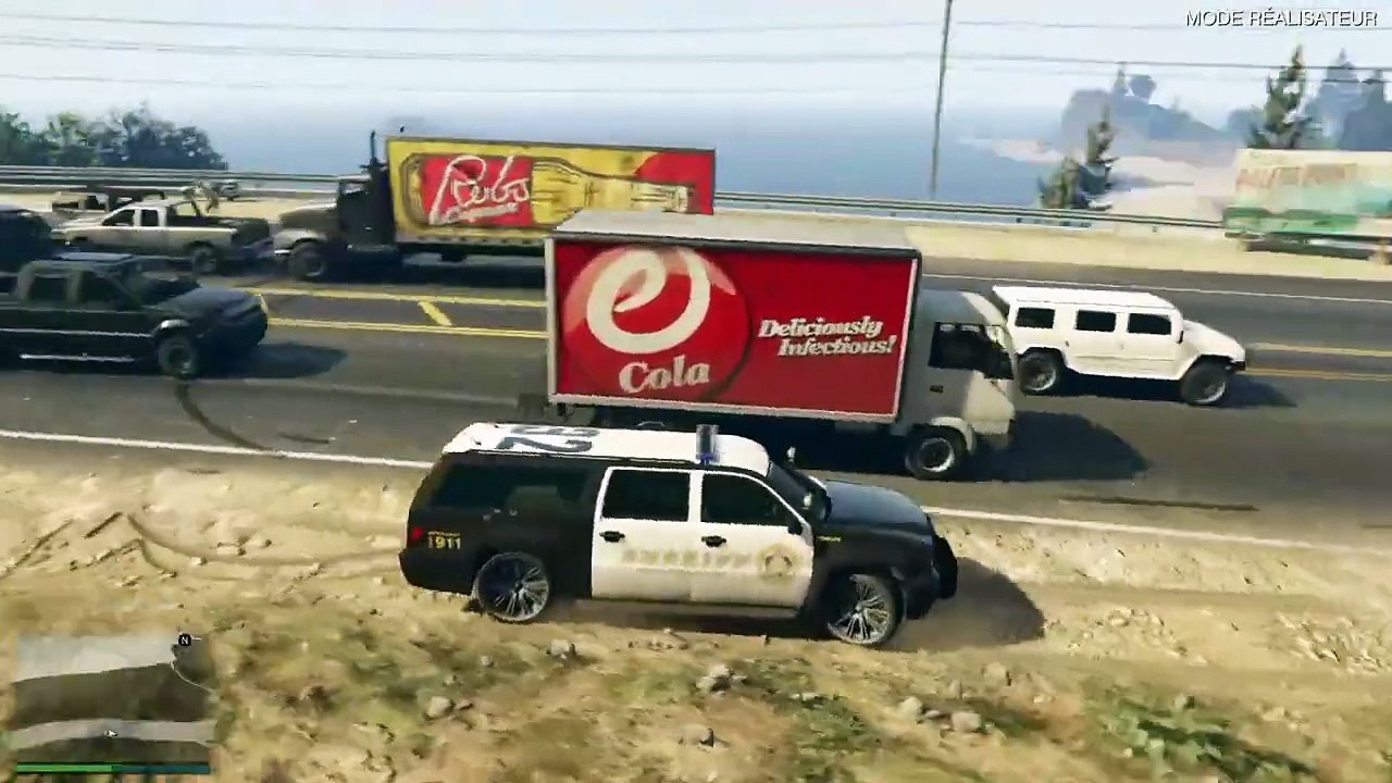 GTA ONLINE PS4 Police chase part 1