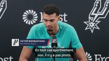 Spurs - Wembanyama sur une rivalité avec Holmgren : "Sportivement, il n’y a pas photo"