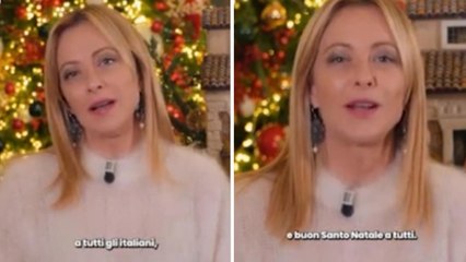 Meloni fa gli auguri di Natale e difende il presepe: «Simbolo di identità e valori»