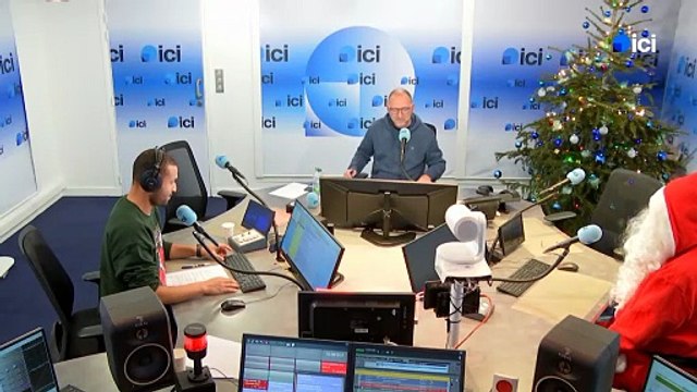 Le père Noël sur ICI Normandie