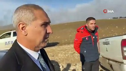 Libya’dan gelen askeri heyet uçak kazasının yaşandığı bölgede