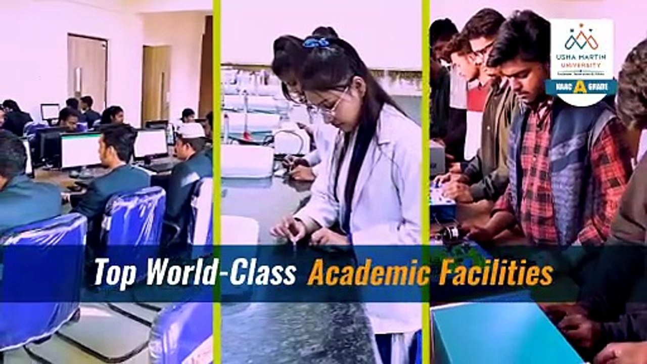 Top University Campus in Ranchi, Jharkhand  Academic Facilities at Usha Martin University