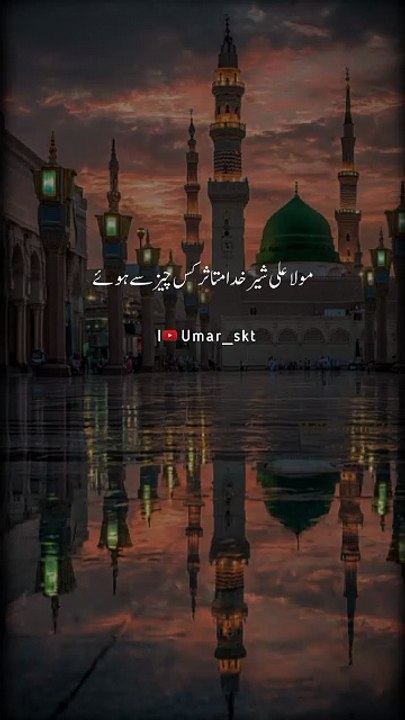 حضرت علی شیر خدا فرماتے ہیں میرا قد چھوٹا تھا اور میں بچہ تھا ابھی
