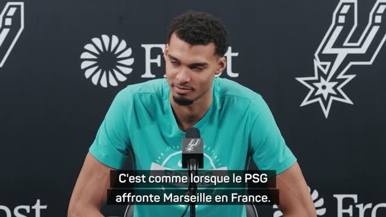Spurs - Wembanyama : "La rivalité avec OKC ? C'est comme lorsque le PSG affronte Marseille"