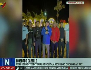 Vicepresidente Sectorial Diosdado Cabello: Nada ni nadie podrá perturbar la paz de los venezolanos