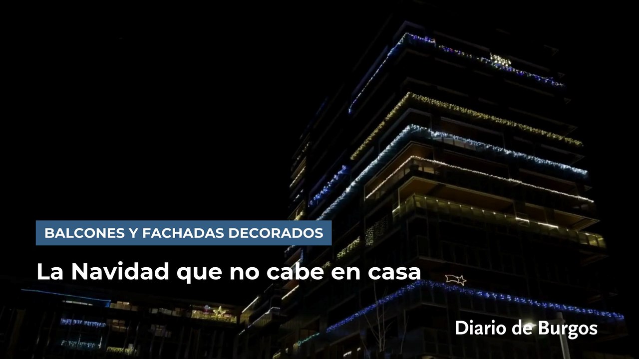 La Navidad que no cabe en las casas de Burgos