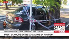 Le robó el auto a su tío, salió con amigos y terminó destrozándolo contra un árbol en Pompeya