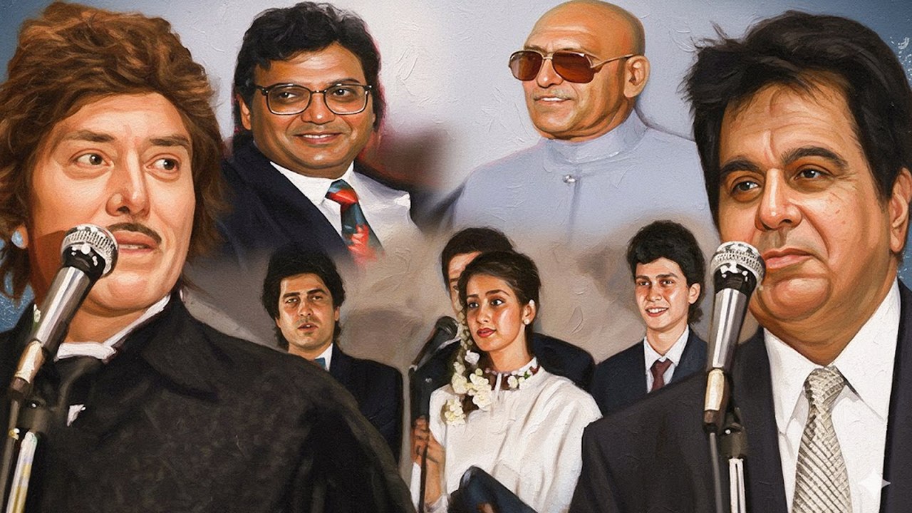 Saudagar (1991) Grand Premiere: Dilip Kumar, Raaj Kumar, Amrish Puri, Subhash Ghai, Manisha Koirala, Vivek Mushran & Laxmikant