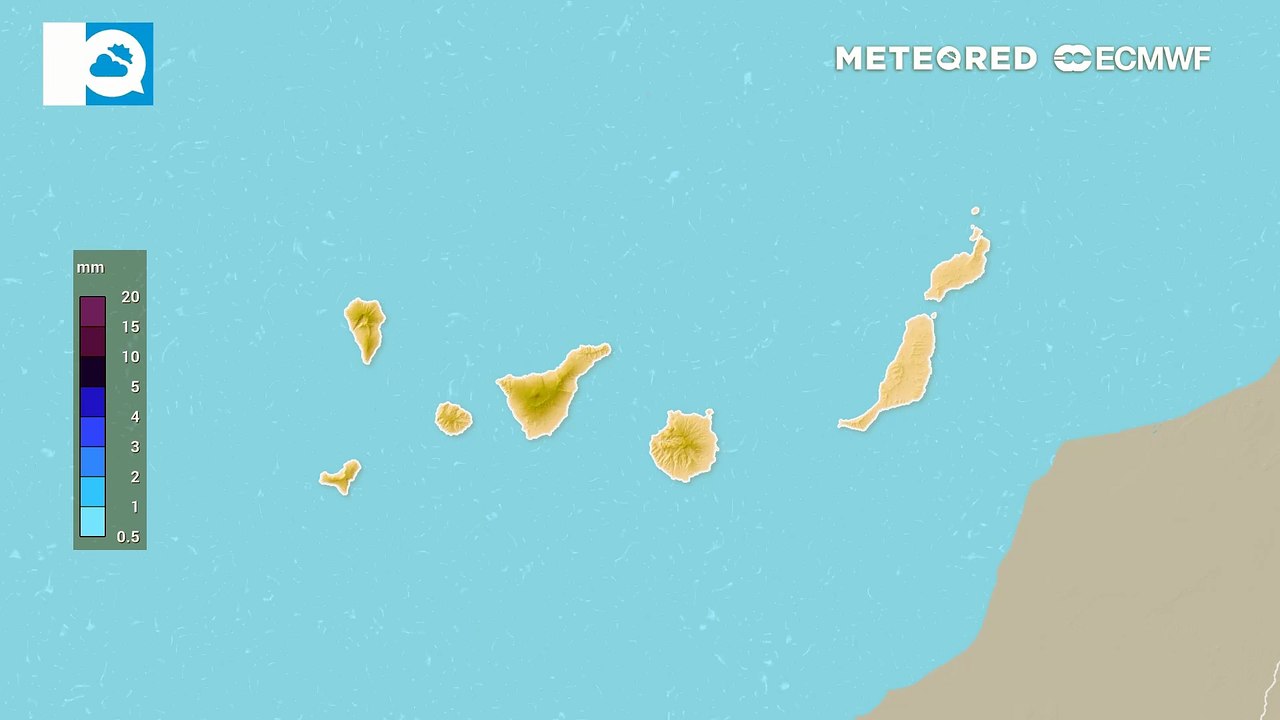 Lluvias en Canarias por Navidad