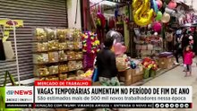 Vagas temporárias aumentam no período de fim de ano