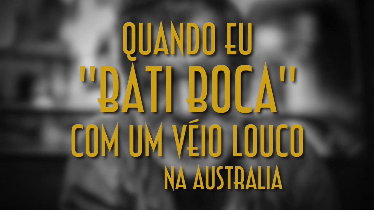 Quando eu "bati boca" com um véio louco na Australia - EMVB - Emerson Martins Video Blog 2017