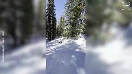 Snowboarder Conquers Injury to Land Epic Trick