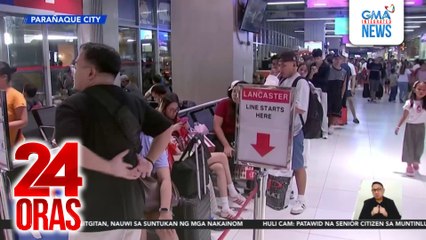 Dagsa ng mga pasahero at last-minute shopping sa bisperas ng Pasko (Dec. 24, 2025) | 24 Oras