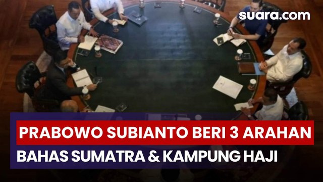 Prabowo Sampaikan 3 Arahan di Hambalang, Bahas Pemulihan Sumatra hingga Kampung Haji