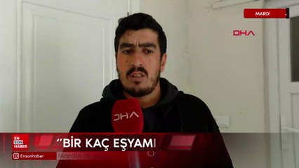 Mardin'de yangında çocuklarını kaybeden aileye hırsızlık şoku