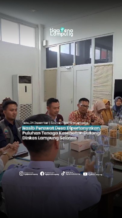 Nasib Perawat Desa Dipertanyakan, Puluhan Tenaga Kesehatan Datangi Dinkes Lampung Selatan