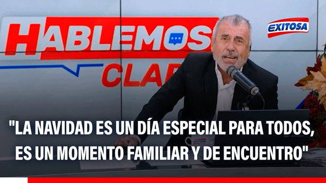 Nicolás Lúcar: La Navidad es un día especial para todos, es un momento familiar y de encuentro