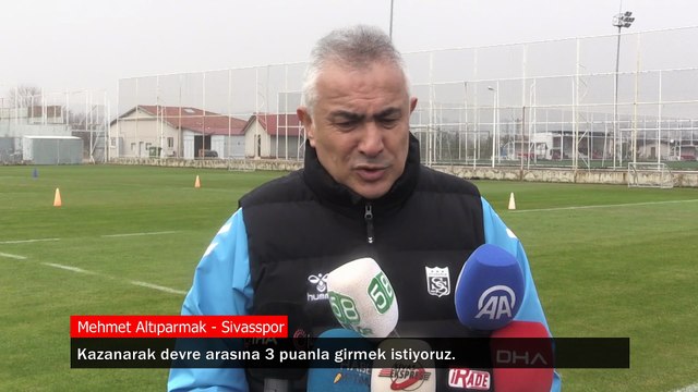 Mehmet Altıparmak: Kazanarak devre arasına 3 puanla girmek istiyoruz