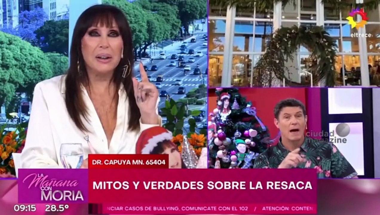 Moria Casán anunció una separación bomba de dos famosos en plena Navidad