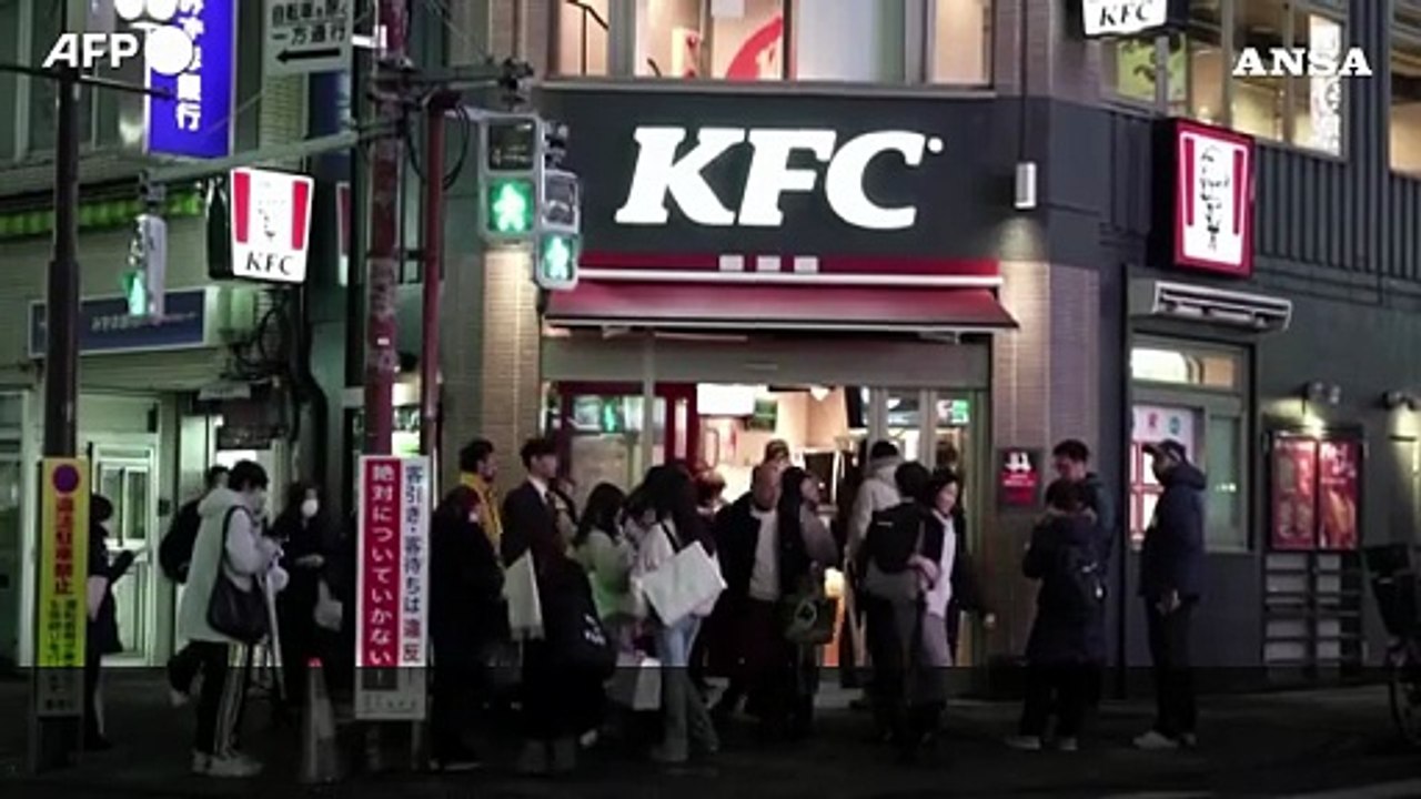 Pollo fritto del Kfc, in Giappone e' tradizione per Natale