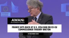 France hits back at U.S. visa ban on ex-EU commissioner Thierry Breton