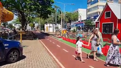 Guarda Civil Patrimonial faz Natal solidário e distribui brinquedos na casinha do Papai Noel