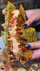 The CHEESEBURGER PATACON from Antojitos BK in Park Slope & Sunset Parm NYC! 🍔🔥 YES! #DEVOURPOWER