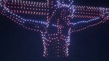 Una iglesia en Manvel, Texas, presentó una exhibición navideña con mil drones que recrearon la historia de Jesús, desde su nacimiento hasta su muerte.