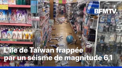 Taïwan: l'île frappée par un séisme de magnitude 6,1