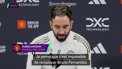 Man. United - Amorim : "C'est impossible de remplacer Bruno Fernandes"