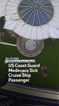 US Coast Guard Medevacs Sick Cruise Ship Passenger