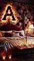 A ❤️ Luxury Wedding Bedroom | Romantic Floral Wall Decor