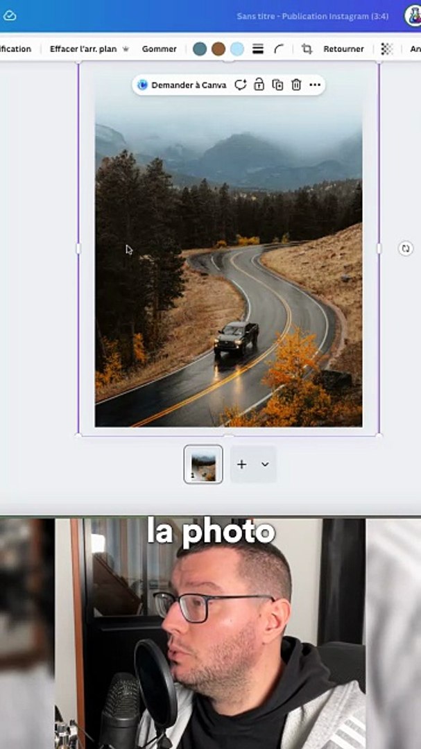 Transformer une IMAGE en VIDEO sur CANVA