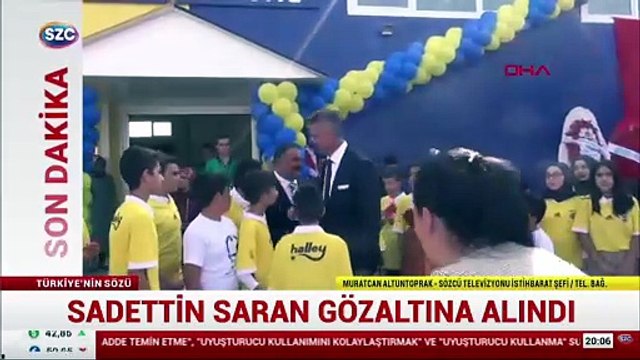 Sadettin Saran gözaltına alındı