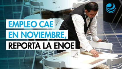 ENOE reporta la pérdida de 1 millón de empleos en noviembre