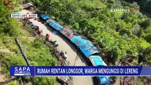 Miris! Pengungsi Longsor di Gayo Lues Bertahan di Tenda Plastik di Lereng Gunung Curam