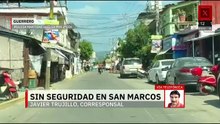 Policías mantienen huelga en San Marcos, Guerrero por falta de aguinaldos